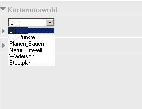 Kartenauswahl