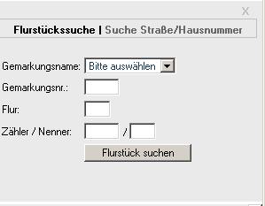 Flurstückssuche